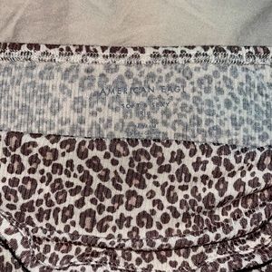 American Eagle, size M, cheetah print tube top